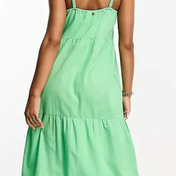 Roxy Waiting Line Dress-Absinthe Green - Picture 3 of 3